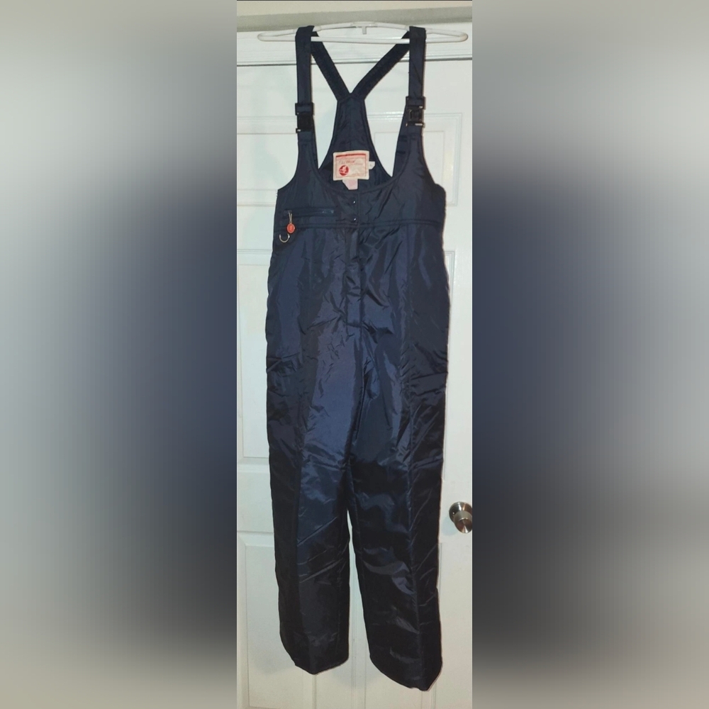 Vintage Ladies Ski Wear Ski Bib Overalls By JCPenney